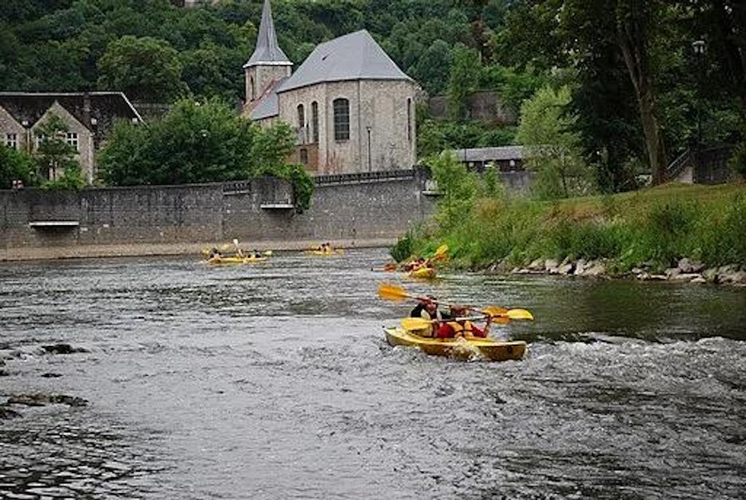 Kayaking on the Ourthe River